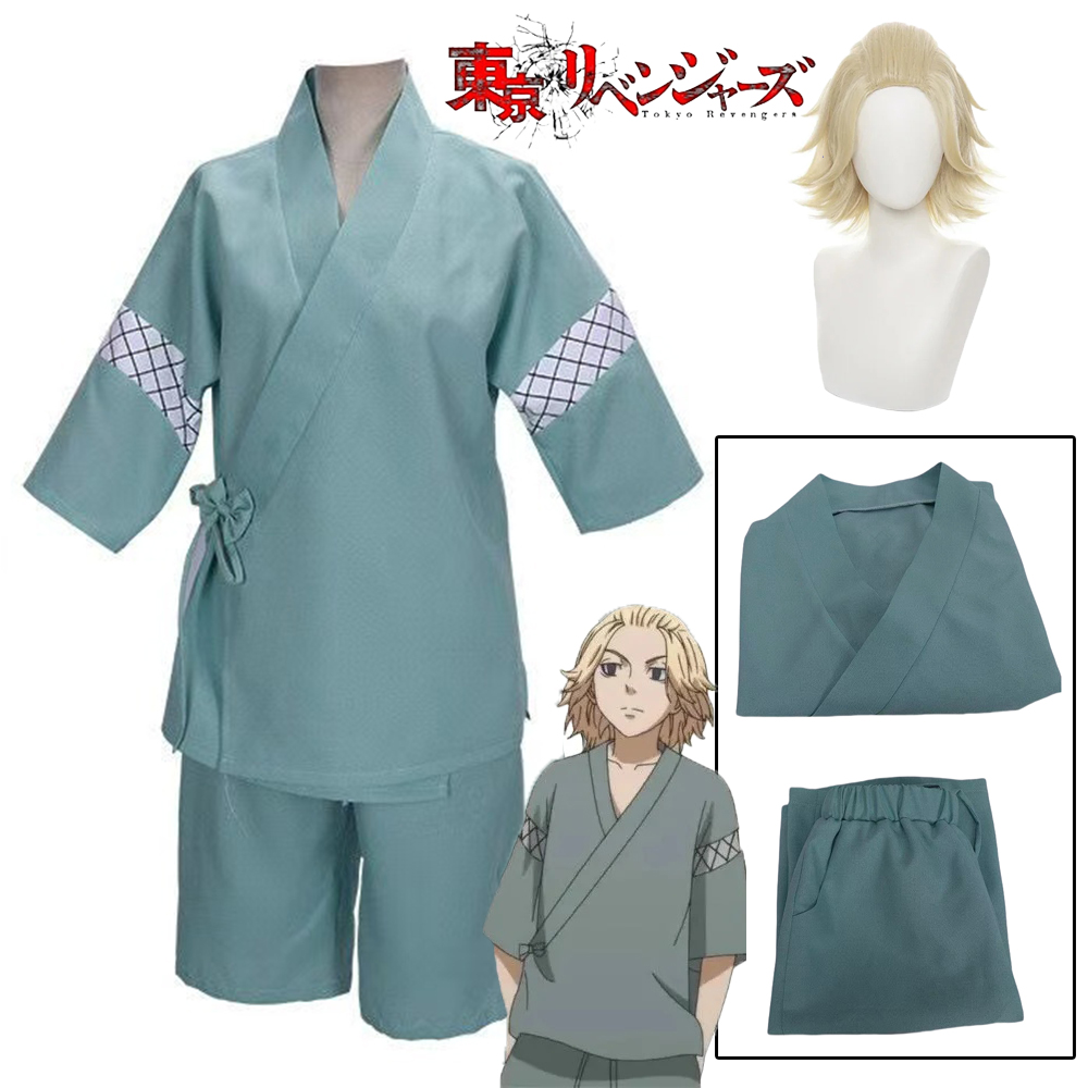 Kimono Yukata Cotton - Perruque de Costume de Cosplay Anime