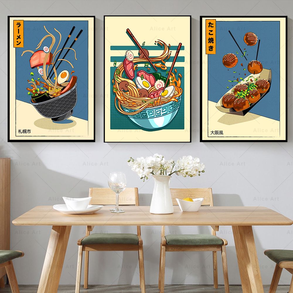 Japanese Lifestyle Food - Affiche de cuisine de Style japonais,
