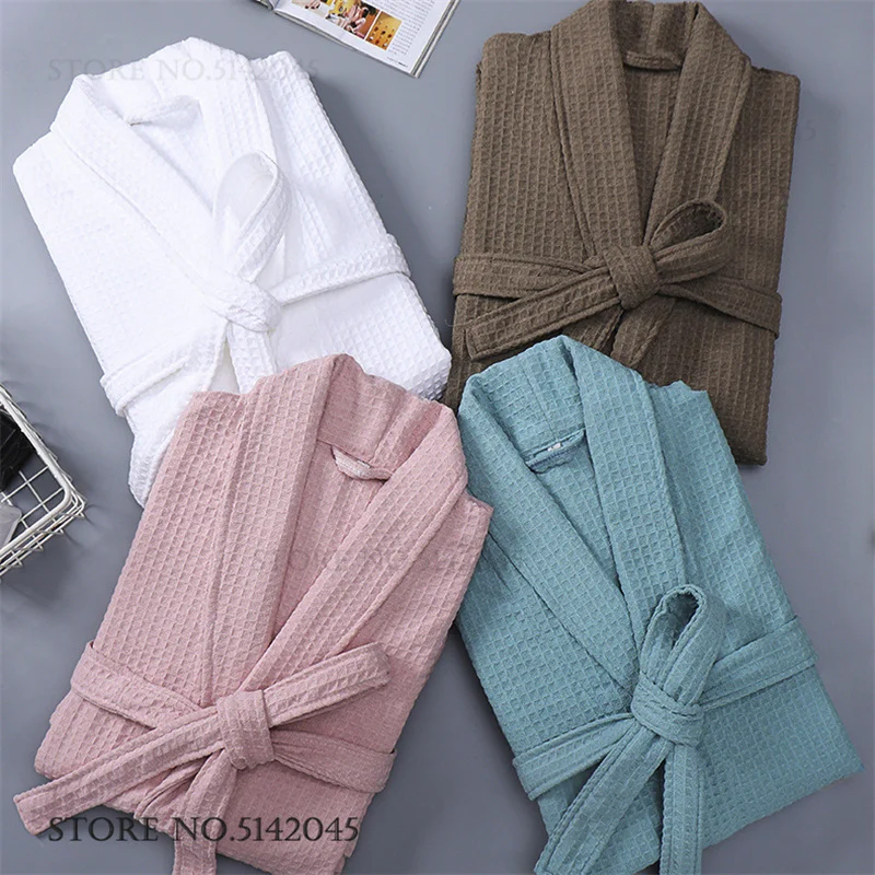 Kimono Yukata Cotton - Peignoir Kimono Long en Coton Doux