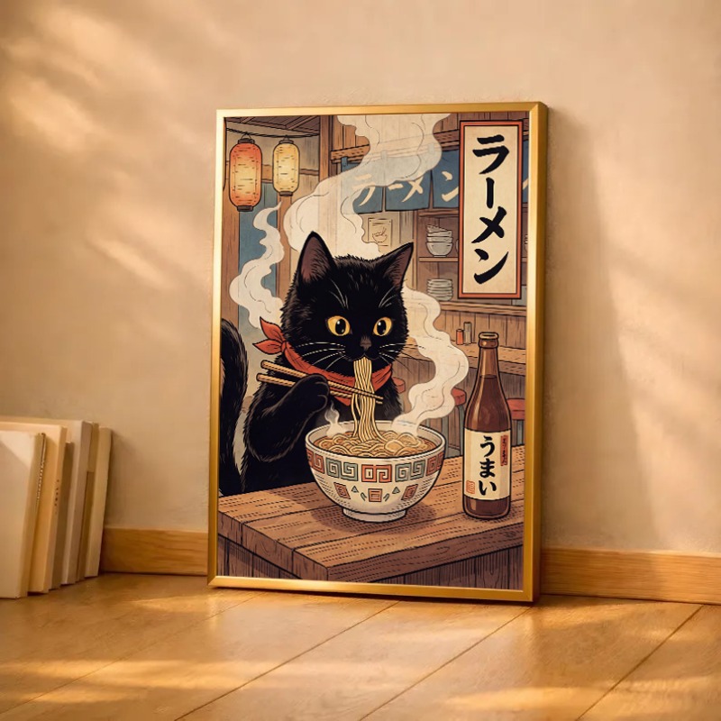 Affiche sur toile vintage japo - Japanese Lifestyle Food avis et prix