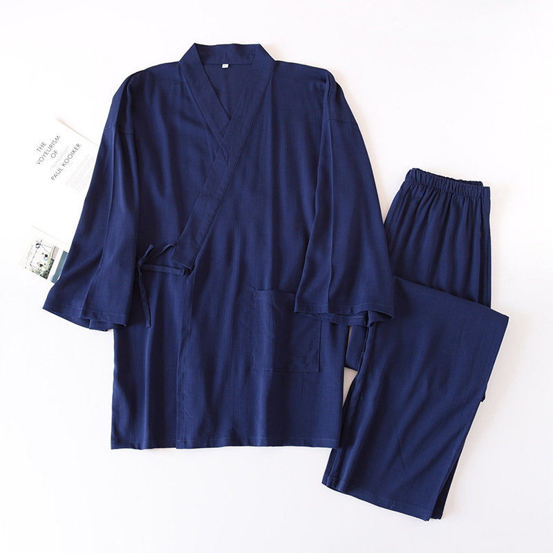 2 pièces hommes japonais vêtem - Kimono Yukata Cotton avis et prix