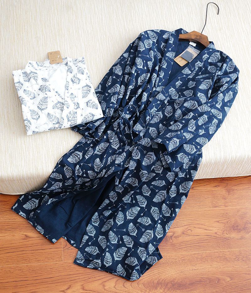 Robe en gaze de coton pour hom - Kimono Yukata Cotton avis et prix