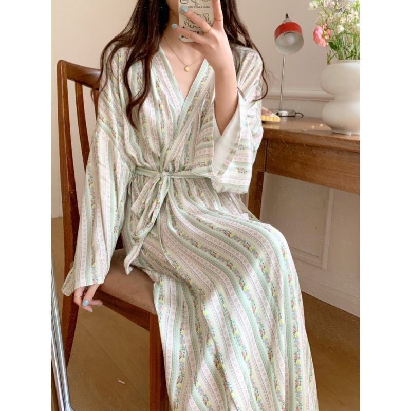 Coréen Ins Kimono Robe pyjamas - Kimono Yukata Cotton avis et prix