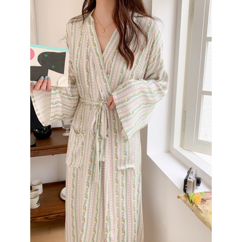 Coréen Ins Kimono Robe pyjamas - Kimono Yukata Cotton avis et prix