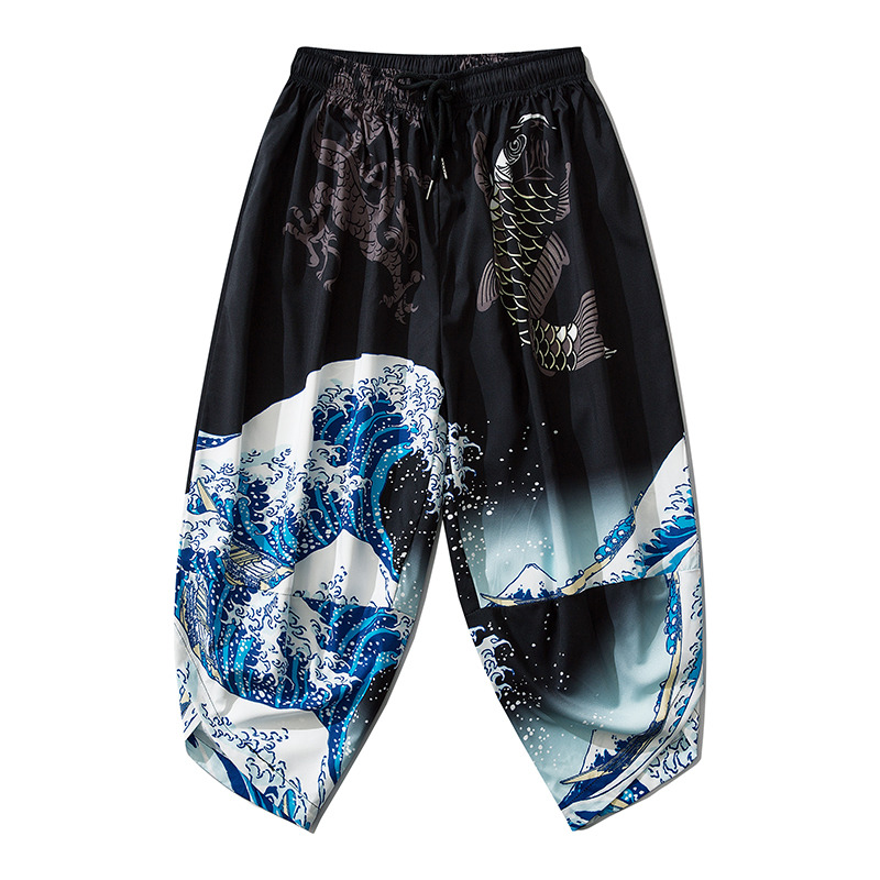 La grande vague de Kanagawa Ki - Kimono Yukata Cotton avis et prix