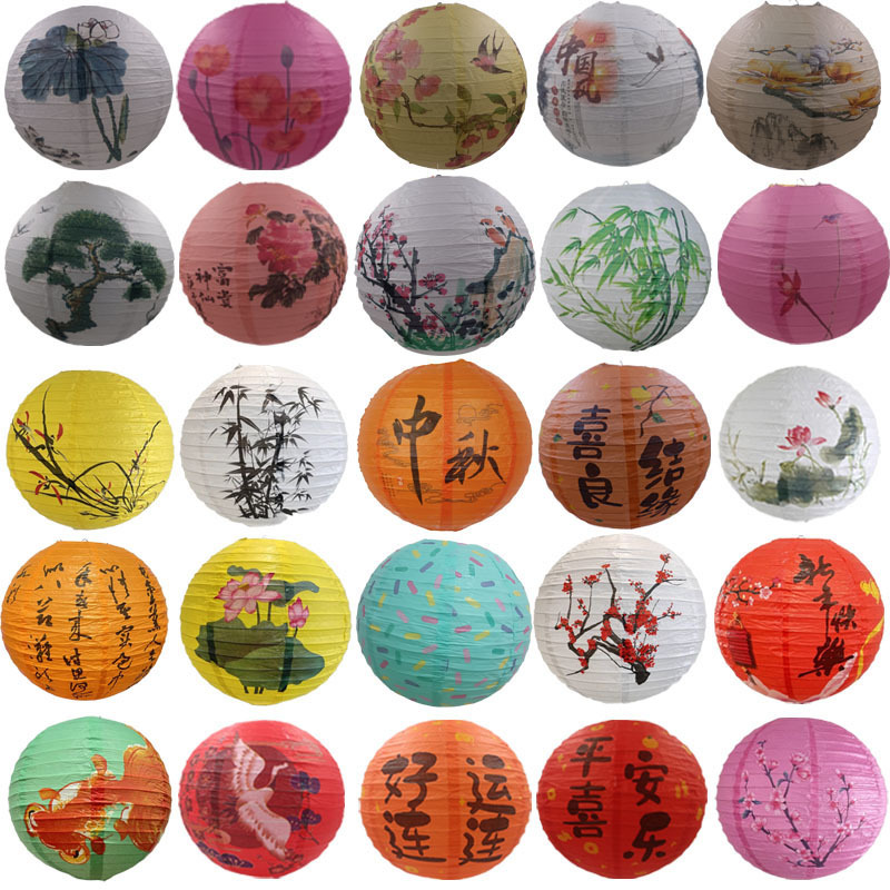 1 lanterne en papier imprimée  - Japanese Lantern Paper avis et prix