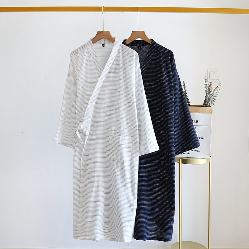 Peignoir Kimono Japonais pour  - Kimono Yukata Cotton avis et prix