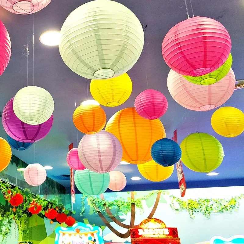 Lanternes chinoises multicolor - Japanese Lantern Paper avis et prix