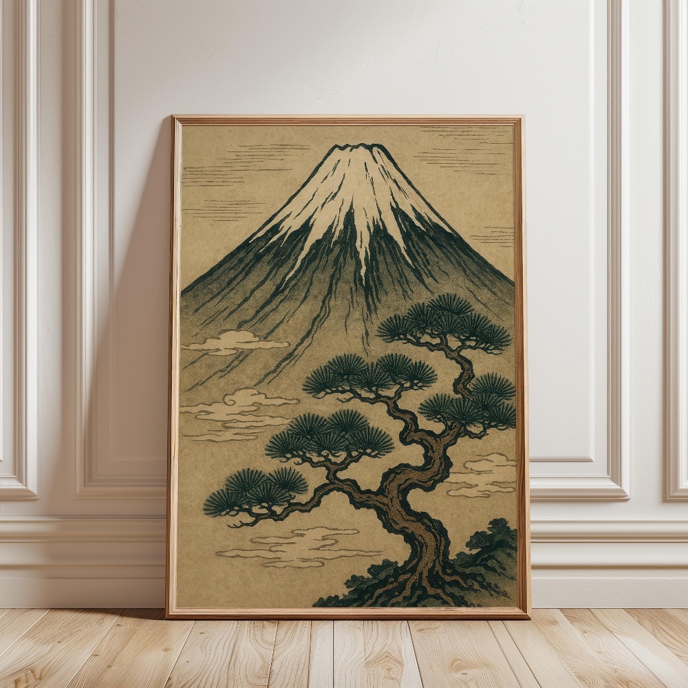 Affiche Paysage du Mont Fuji S - Japanese Zen Lifestyle avis et prix