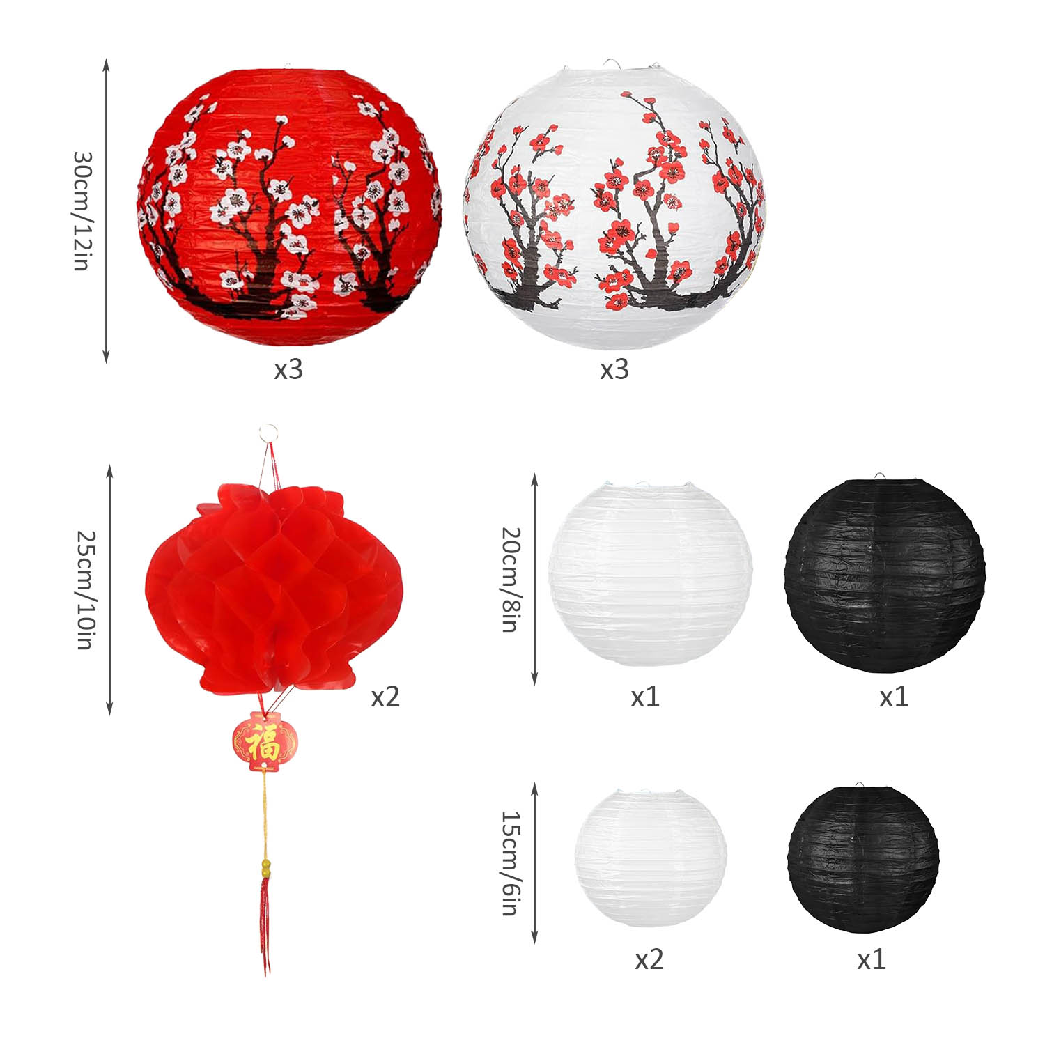 Lanternes en papier suspendues - Japanese Lantern Paper avis et prix